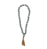 Saffron Wooden Hanging Beads - Grey Blue