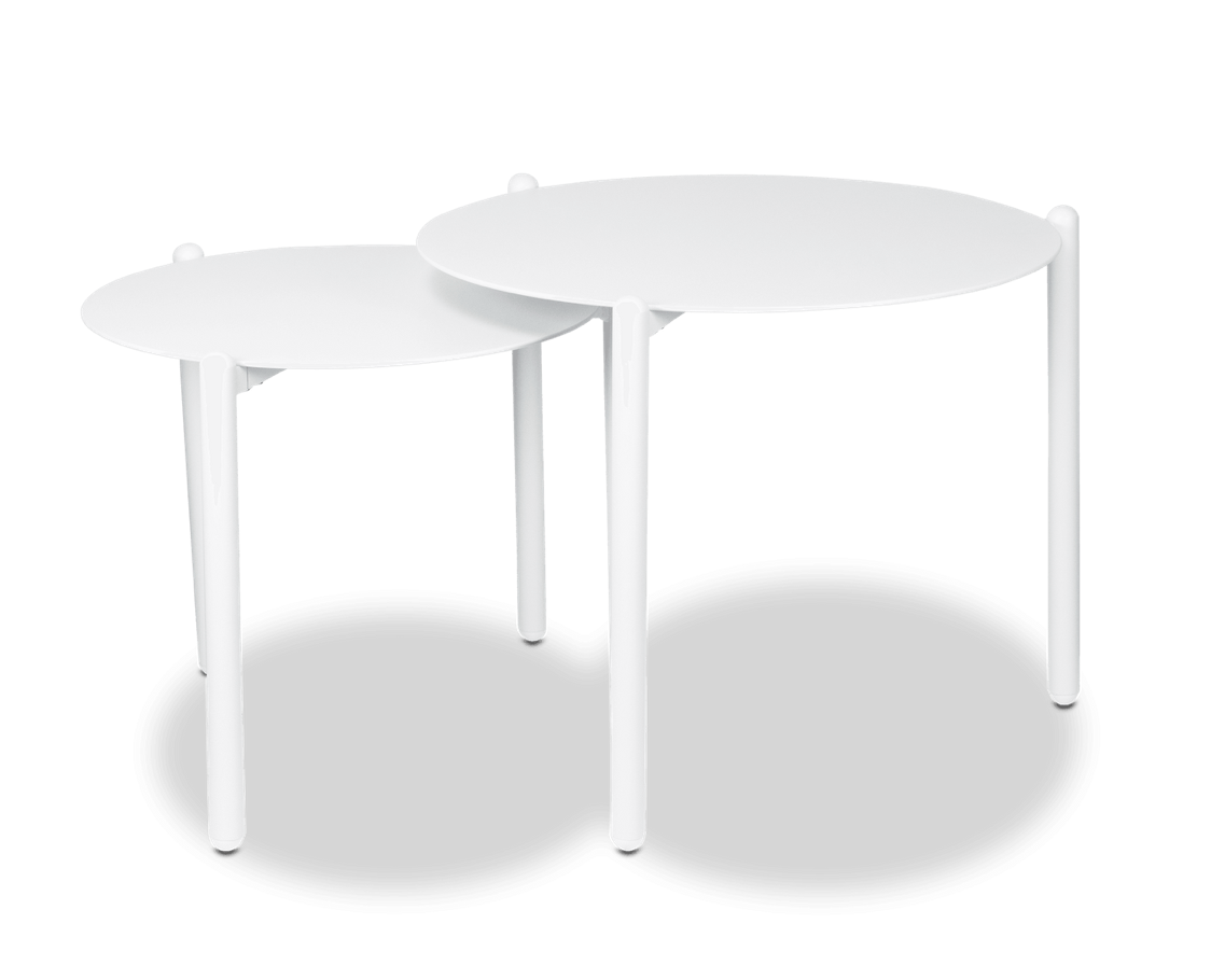 Retreat Coffee Table - White Set of 2