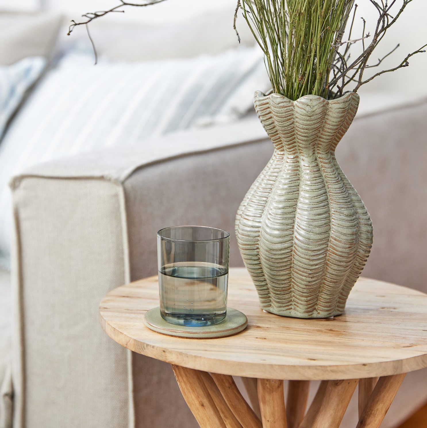 Lucy Green Vase - Two Sizes