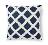 Derby Navy Check Cushion