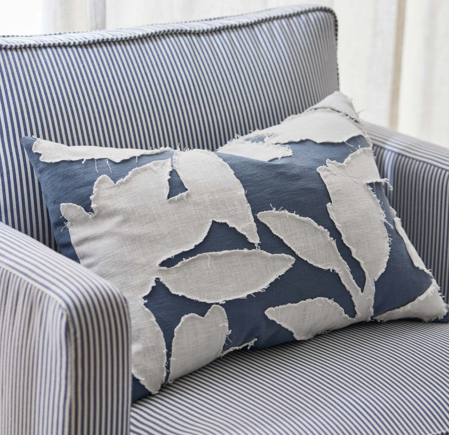 Noah Applique Cushion - Two Colours