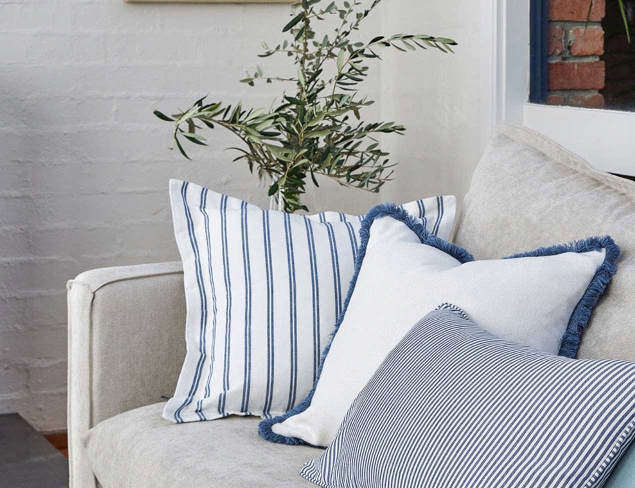 Provence Stripe Cushion