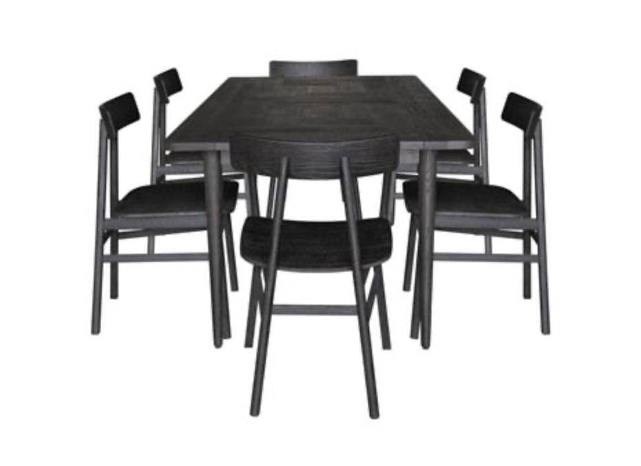 Patchwood Dining Setting - Dining Table and Dining Chairs