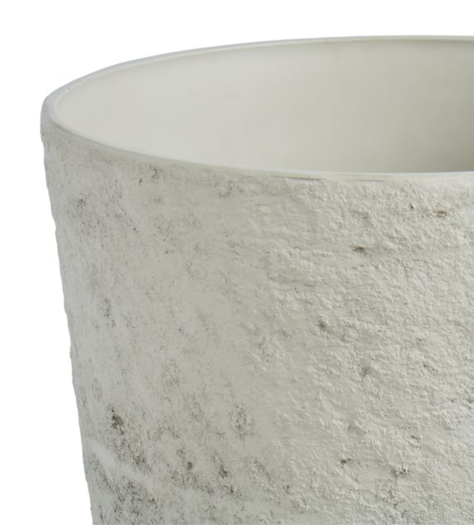 Rustic Stone Look Planter Pot - Tall in two sizes