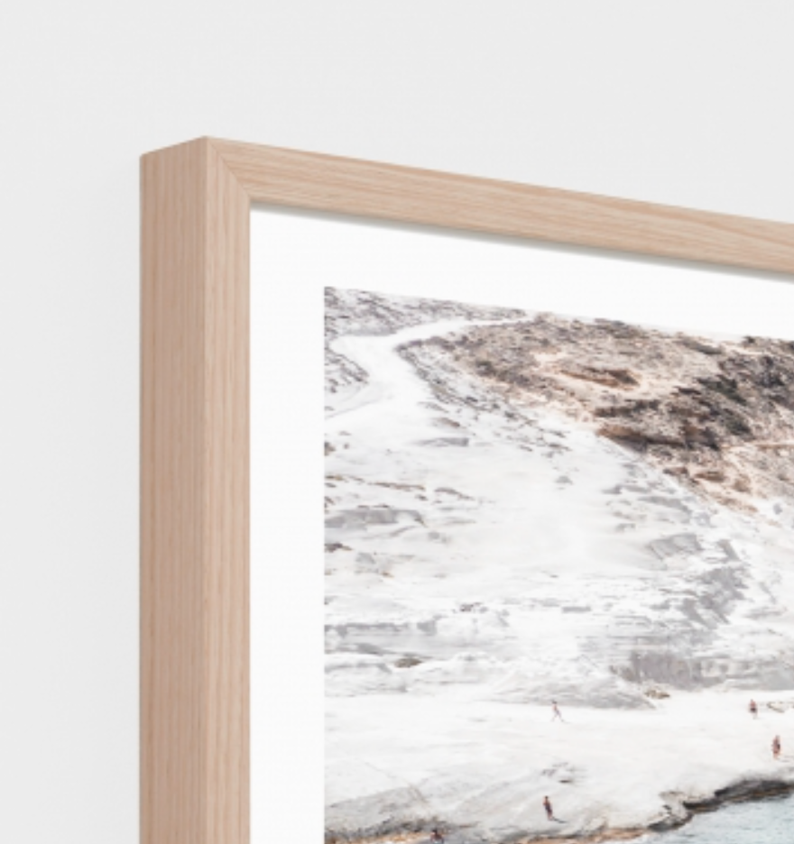 Crystal Inlet Framed Print