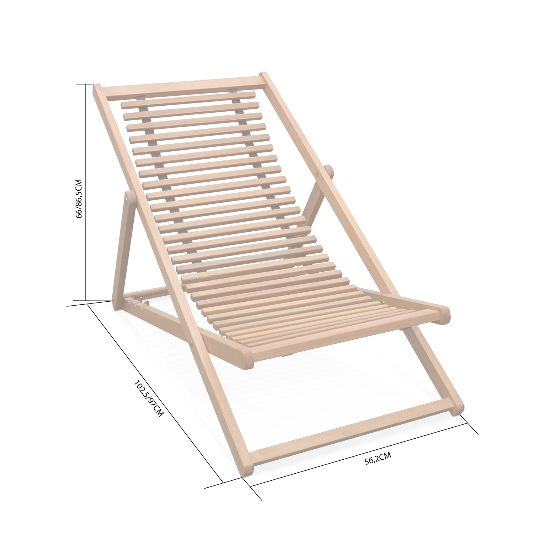 Bilbao deck chairs - set of 2